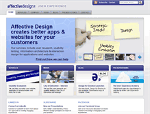 Tablet Screenshot of affectivedesign.com